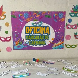 Oficina Máscaras de Carnaval